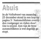 Beeldvergroting: (de Volkskrant, vandaag)