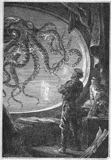 Beeldvergroting: Illustratie uit: Jules Verne, 20.000 Mijlen Onder Zee