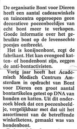 Beeldvergroting: (de Volkskrant, pagina 9)