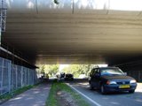 Beeldvergroting: Het ?vierbaans?-ecoduct over de Naarderweg