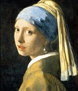 Beeldvergroting: Johannes Vermeer, Het Meisje met de Parel (1665)