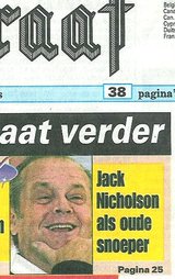 Beeldvergroting: (De Telegraaf, vandaag, voorpagina)