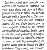 Beeldvergroting: (Rob Oudkerk, vandaag in Spits)