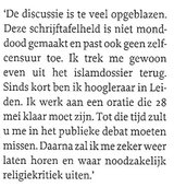 Beeldvergroting: (Paul Cliteur in Vrij Nederland, deze week)