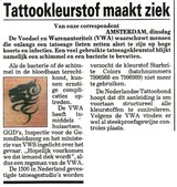 Beeldvergroting: (De Telegraaf,
                                vandaag, voorpagina)