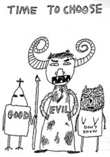 Beeldvergroting: Tekening van David Shrigley