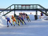 Beeldvergroting: Zaterdag j.l., Bartlehiem in Canada (foto: marathonschaatsen.nl)