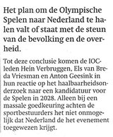 Beeldvergroting: (Trouw, vandaag)