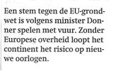 Beeldvergroting: (Trouw, gisteren)