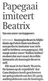 Beeldvergroting: (Algemeen Dagblad, vandaag)