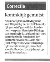 Beeldvergroting: (Algemeen Dagblad, vandaag)