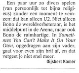 Beeldvergroting: (Fragment recensie in De Volkskrant, vandaag)