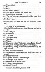 Beeldvergroting: Harold Pinter, The Dumb Waiter (1957)