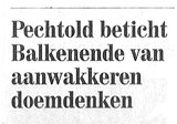 Beeldvergroting: (De Volkskrant, vandaag, voorpagina)