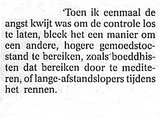 Beeldvergroting: (de Volkskrant, fragment interview, pagina 9)