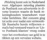 Beeldvergroting: (de Volkskrant, vandaag)