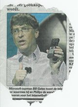 Beeldvergroting: \'...Bill Gates en de nieuwe mobielen...\'