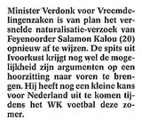 Beeldvergroting: (de Volkskrant, vandaag)