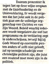 Beeldvergroting: (Nederlands Dagblad, vandaag. Uit een artikel van een raadslid voor de ChristenUnie in Ferwerderadiel.)