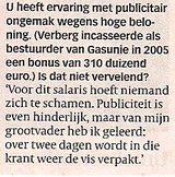 Beeldvergroting: (de Volkskrant, vandaag)