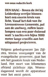 Beeldvergroting: (Nederlands Dagblad, vandaag)