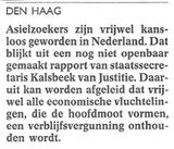 Beeldvergroting: de Volkskrant, voorpagina